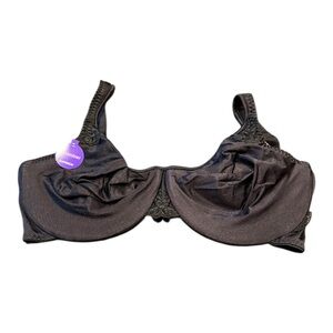Curvation Minimizer Bra 42C Black Style 5304464 Seamless Two-Ply Cups NOS BJ3